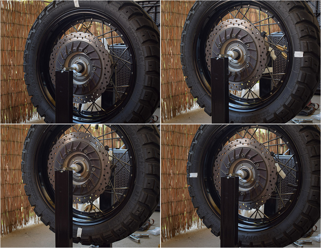 Equilibrage d'une roue de moto pas à pas (tutoriel en images)
